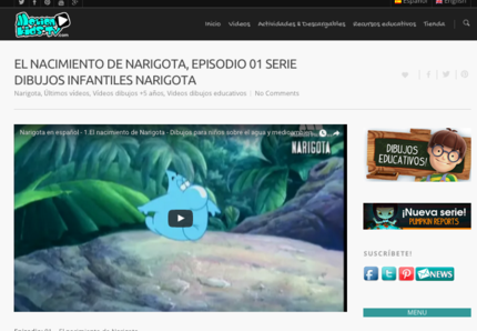 El Nacimiento de Narigota Dibujos animados infantiles sobre Medio Ambiente - carátula.png