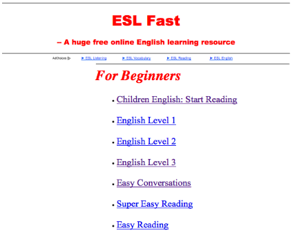 Fast levels. ESL fast. Eslfast. Eslfast.com. Fast faster fastest ESL.