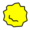 Guisante amarillo rugoso - icono