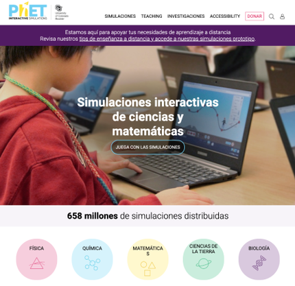 PhET Simulaciones Interactivas - CNB