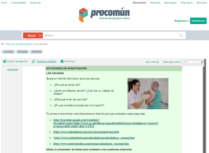 link=http://procomun.educalab.es/es/ode/view/1416349649043 http://www.tuotromedico.com/temas/calendario_vacunal.htm#Vacunas