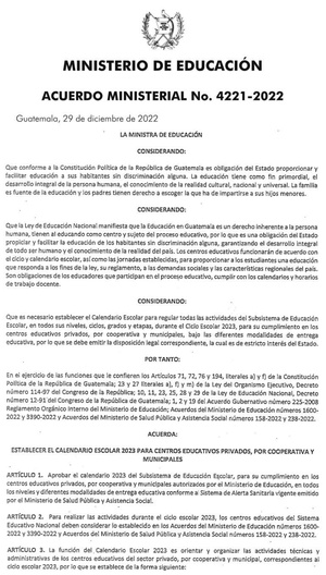 Acuerdo Ministerial 4221-2022 Calendario escolar privados, por cooperativa y municipales.pdf