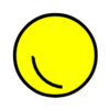 Guisante amarillo liso - icono