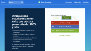 Khan Academy página de suscripción.png